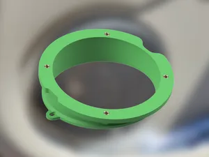 Renault Clio 3 Custom 130mm Speaker Adapter Ring