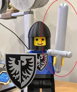 Brick Mega Minifigure Sword (10:1 scale) Oldschool