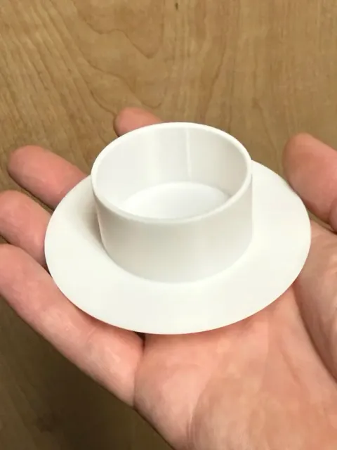 3.5" Simple plug for wall holes w\ chamfered edges — Image 4 of 5