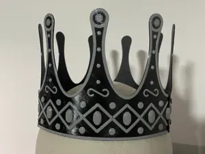 Adjustable TPU Crown, Flat Print