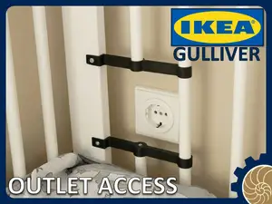 IKEA Gulliver Back Outlet Access Spacer