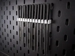 Needle file holder for Ikea Skadis - 12 slots