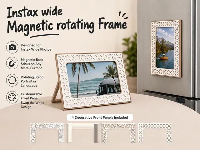Instax Wide Magnetic Frame-Interchangeable Panels