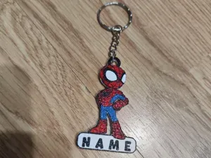 llavero spiserman3 tu nombre-spiderman keychain