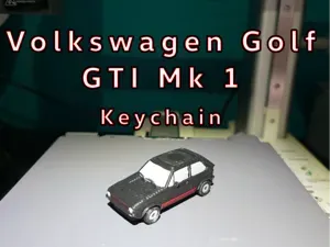 Volkswagen Golf GTI Mk 1 Keychain (PIP WW)