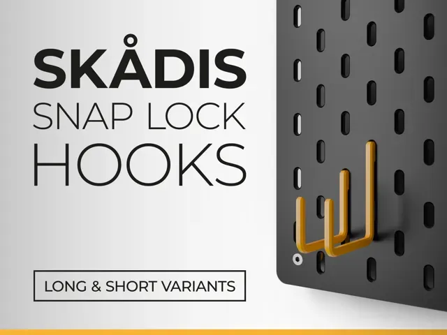 IKEA Skadis Snap Lock Hooks — Фото 2 из 7