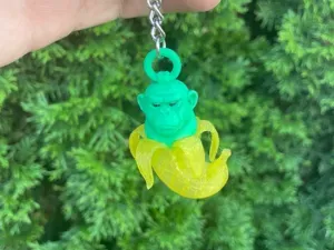 Chimpanzini Bananini Italian Brainrot 3D Keychain