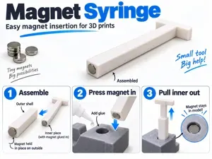 Magnet Inserter - 5mm & 6mm magnets