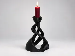 FlameWeave – Sculptural Candle Holder