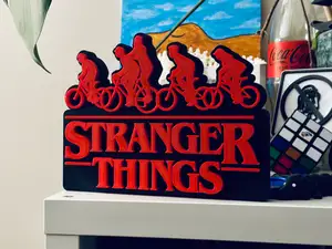 Stranger Things Logo Sign - Shelf/Wall Decoration
