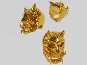 Oni Mask Wearable Ring