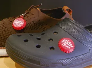 Fallout Nuka Cola Bottlecap Shoe Charm