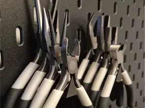 Minimalist Quadruple Pliers Holder for IKEA Skådis