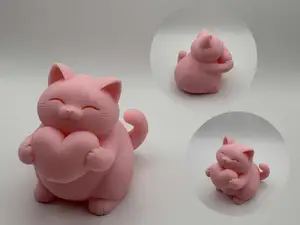 Valentine Cat – Chubby Love Keeper