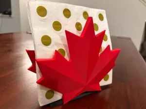Canadian Maple Leaf Napkin / Letter Holder