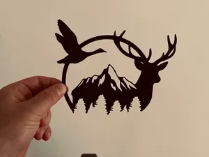 Mountain Deer Wall Art