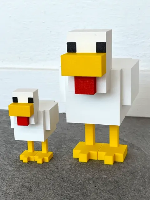 Minecraft Chicken prop 2 sizes + hat — Image 3 of 4