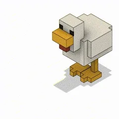 Minecraft Chicken prop 2 sizes + hat — Image 4 of 4