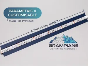 Customisable LED Strip 45° Corner bracket