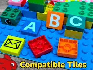 Duplo Tiles - ABC Letters & Make own Tiles