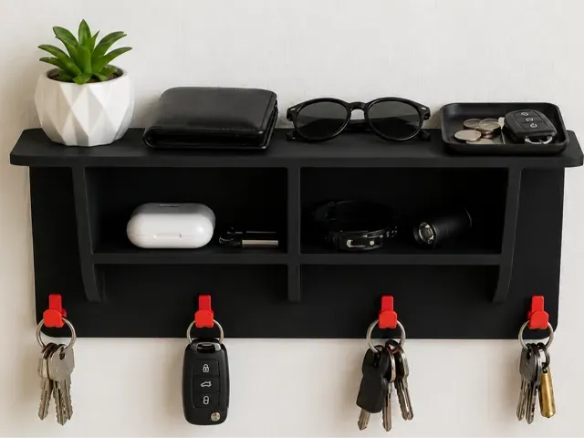 Wall Key Holder – Schlüsselhalter mit Ablagefach