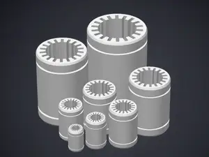 Solid linear bearings pack