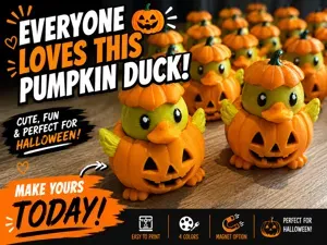 Pumpkin Duck – Halloween Rubber Duck