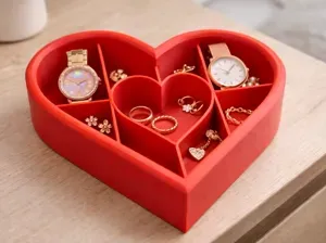 Lovely Tray – Heart Organizer for Jewelry