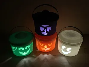 Halloween Mcdonalds Boo Bucket Tea light lanterns