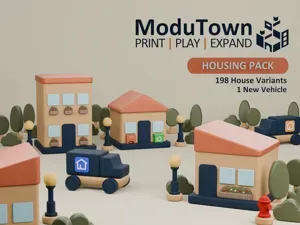 Housing Pack | Modutown: Modular Toy Town