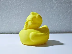 Schwarzenegger bathroom duck