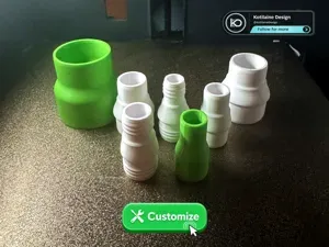 Parametric Hose & Pipe Adapter – Custom Size