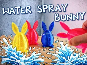 Funny Water Spray Bunny Fidget Toy for TPU