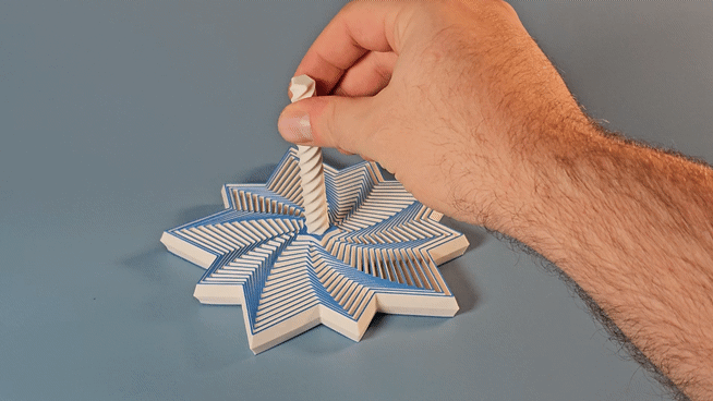 Star shaped Fidget (with handle)