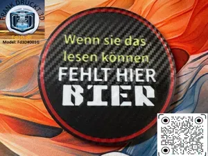 Fun Coaster, Saufen - lustiger Spruch Fd3D.de#001G