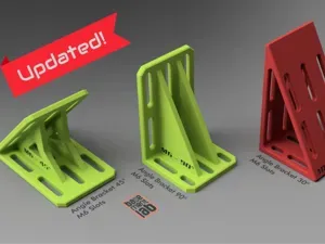 Strong Angle Bracket 30°- 45°- 90° / M6 Slots