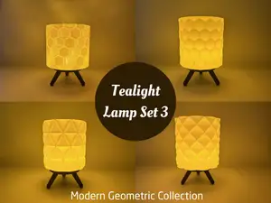 Table Tealight Lamp Set 3