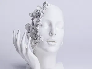 Shattered Serenity Sculpture