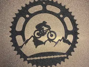 Mountain bike wall art 