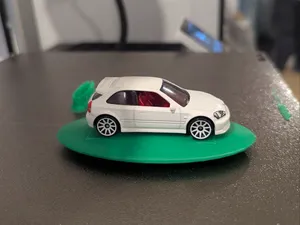 HotWheels car stand/podium surfboard