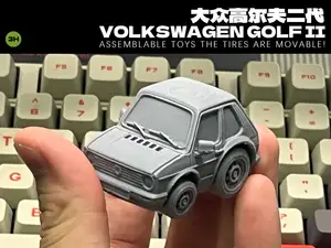 迷你可动玩具车（大众高尔夫2代）