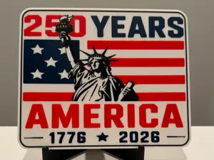 250 YEARS AMERICA 1776-2026 SIGN