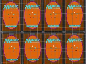Magic the Gathering card back ID card/badge holder