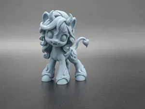 Spooky Devil Halloween Chibi Pony Toy
