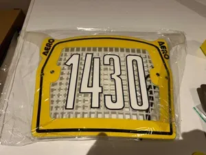 BMX Raceplate Digits