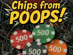 Poker Chip Mold from Poop-One mold for all values
