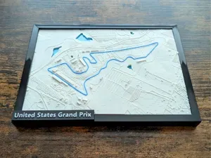 Circuit of the Americas 3D Miniature (F1 Edition)