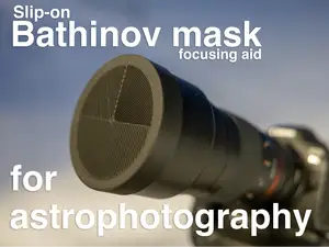 Bahtinov Mask for Astrophotography - Several sizes