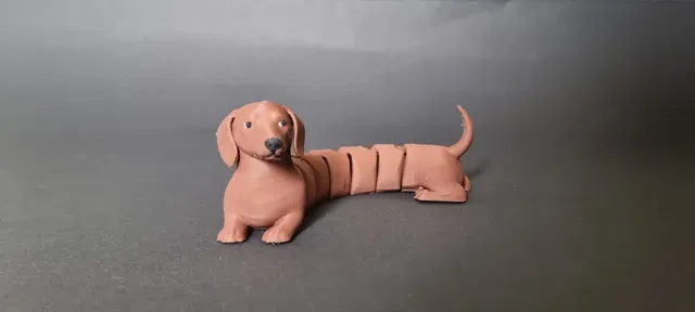 Articulated dachshund flexi multi color — Image 3 of 5