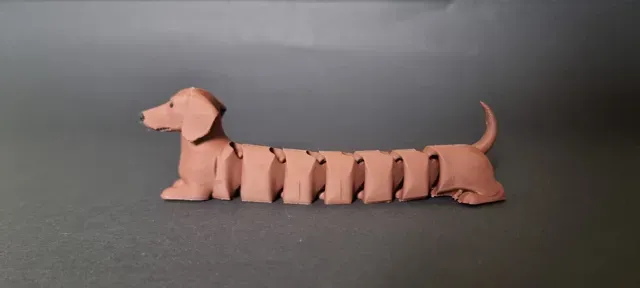 Articulated dachshund flexi multi color — Image 5 of 5